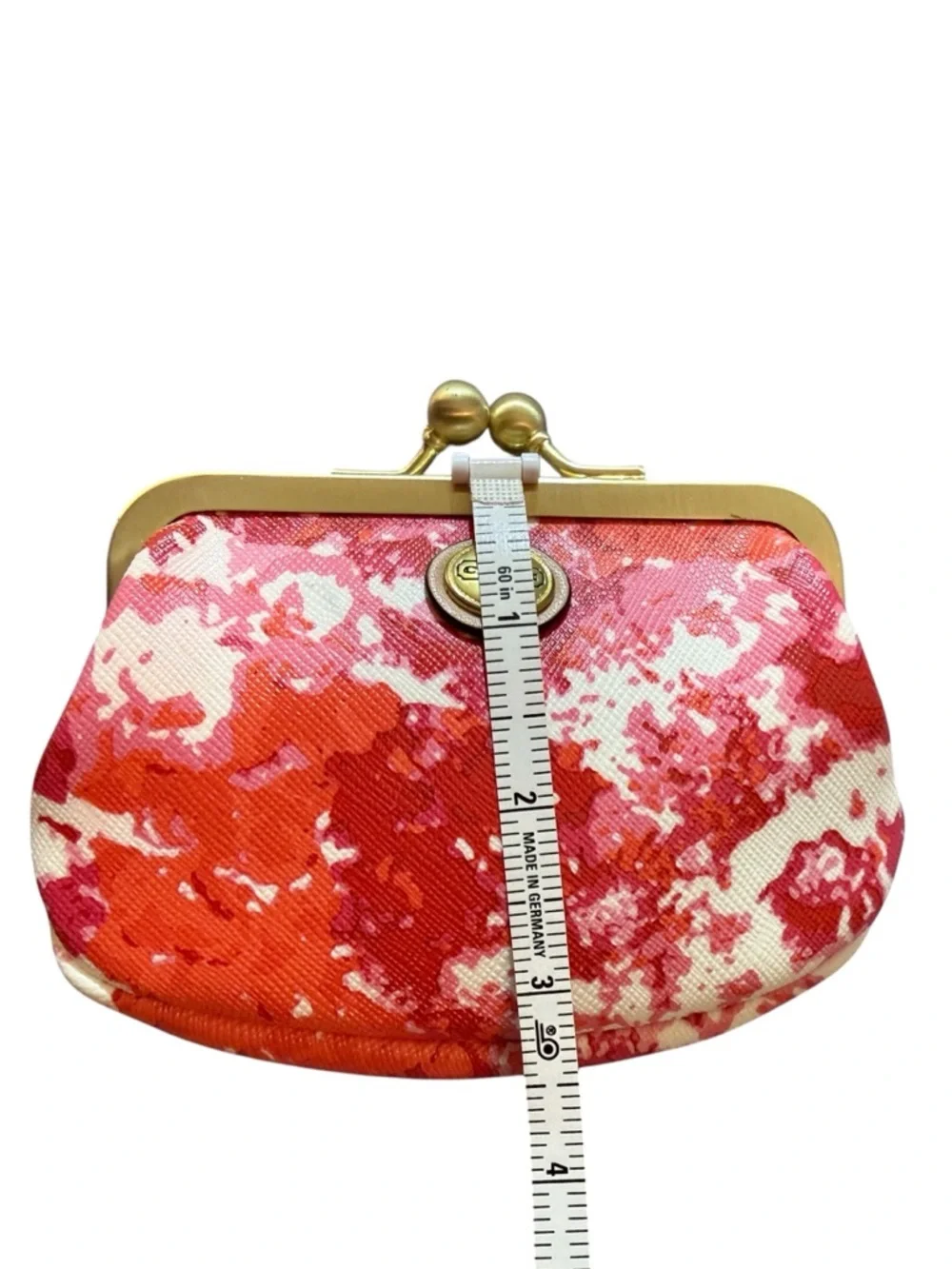 Coach Peyton Floral Framed Kisslock Coin Purse, Hard to Find! - Picture 10 of 10